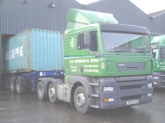 Container at warehouse